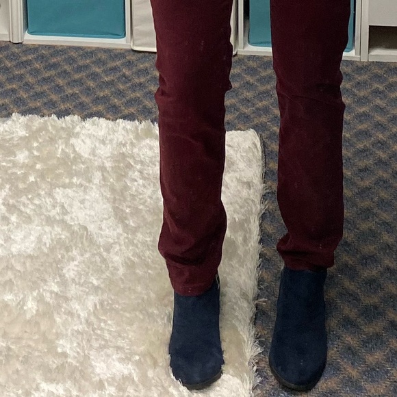 Xappeal Dark Blue / Navy Suede Ankle Boots - Picture 6 of 6